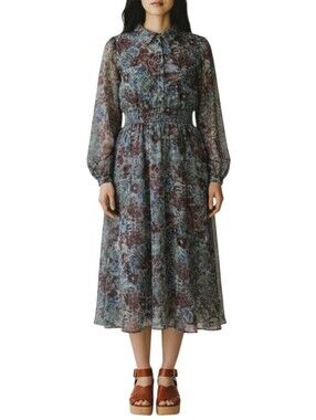 VTG 70s Jonathan Logan Floral Prairie Dress Size S Boho Whimsigoth Cottagecore
